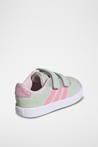 Baskets en nubuck T-toe - Vert d’eau