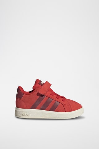 Baskets en cuir Grand Court - Rouge