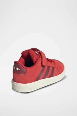 Baskets en cuir Grand Court - Rouge