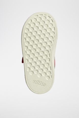 Baskets en cuir Grand Court - Rouge