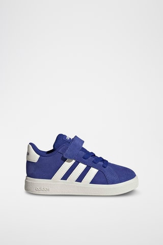 Baskets en cuir Grand Court - Bleu marine