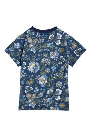 T-shirt et short Graphics - Bleu marine et écru