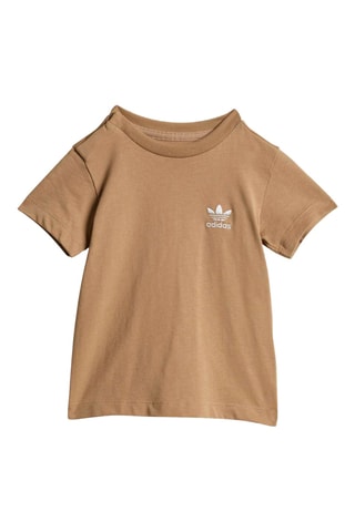T-shirt et short Classic Essentials - Camel