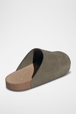 Sabots en nubuck Adilette - Kaki