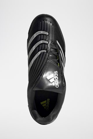 Chaussures de football en cuir Predator - Noir