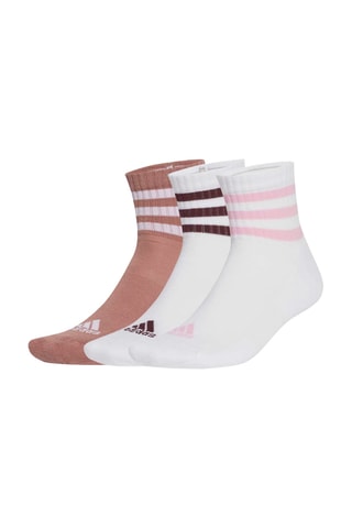 3 paires de chaussettes Essentials - Blanc et marron
