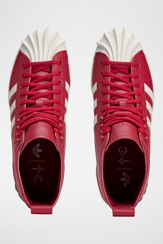 Baskets en cuir Superstar - Rouge
