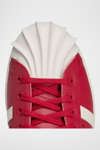 Baskets en cuir Superstar - Rouge