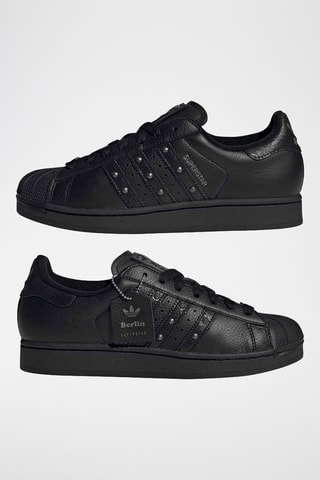 Baskets en cuir Superstar - Noir