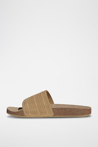 Claquettes en nubuck Adilette - Beige