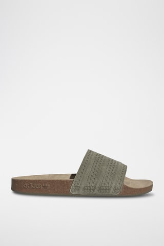 Claquettes en nubuck Adilette - Vert