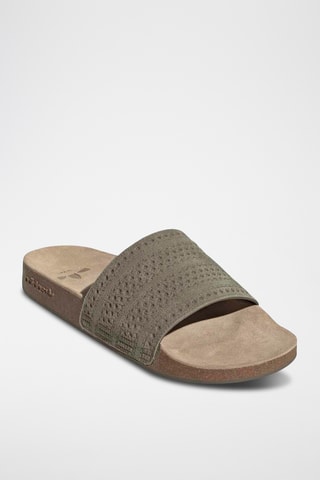 Claquettes en nubuck Adilette - Vert