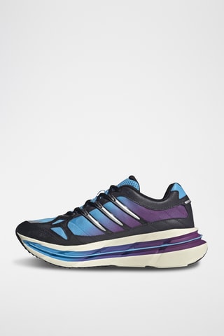 Baskets en cuir Adistar (285) - Bleu clair