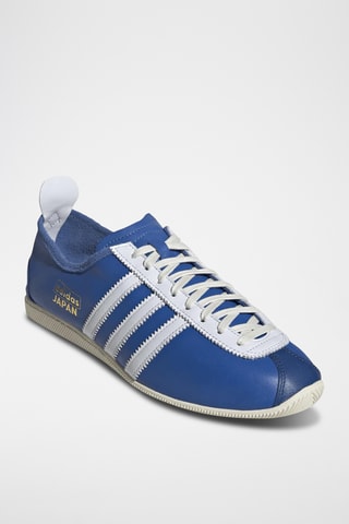 Baskets en cuir Japan - Bleu cobalt