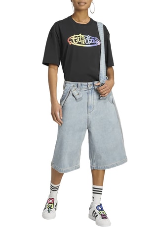 T-shirt loose Collab - Noir
