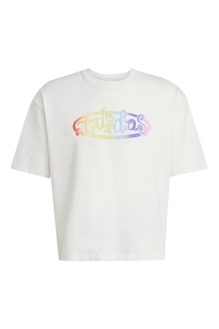 T-shirt loose Collab - Blanc