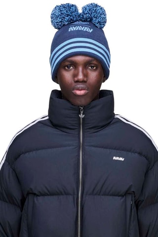 Bonnet à pompons Statement Hza - Bleu