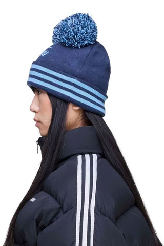 Bonnet à pompons Statement Hza - Bleu