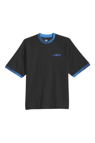 T-shirt de skateboard regular Graphics - Noir et bleu foncé