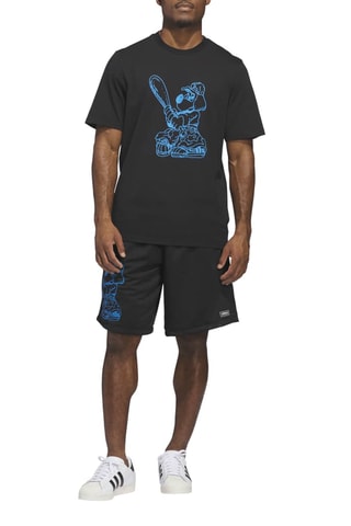 T-shirt de skateboard regular Graphics - Noir