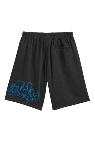 Bermuda de skateboard loose Graphics - Noir