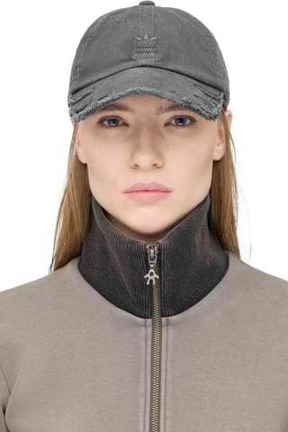 Casquette en jean Statement Hza - Noir