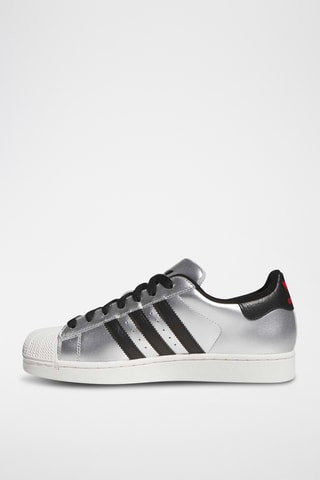 Baskets en cuir Superstar - Argenté