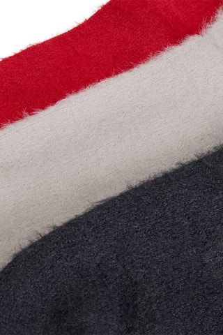 3 paires de chaussettes - Rouge et noir