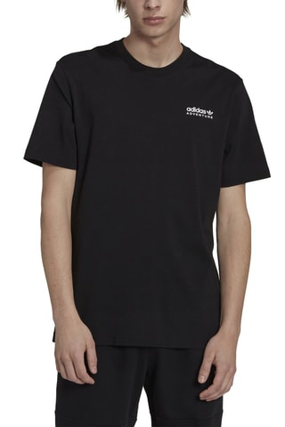 T-shirt adidas Adventure Mountain Back - Noir