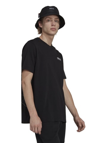 T-shirt adidas Adventure Mountain Back - Noir