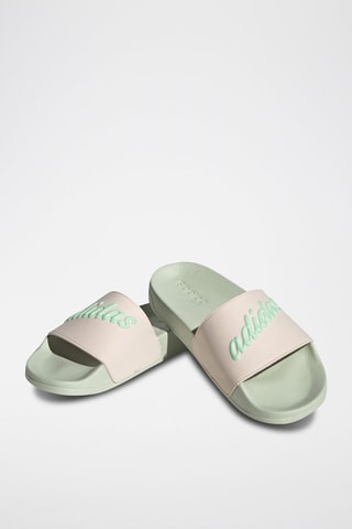 Claquette Adilette Shower - Vert clair