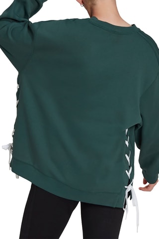 Sweat Laced Crew Vert foncé