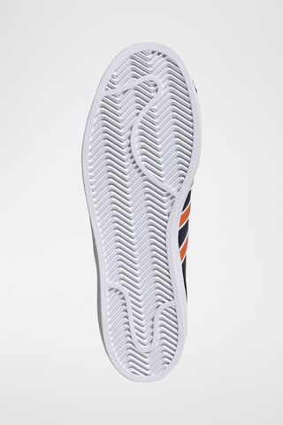 Sneakers en cuir Superstar - Bleu et orange