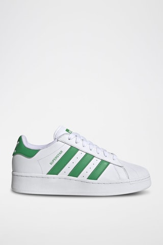 Sneakers en cuir Superstar - Blanc et vert
