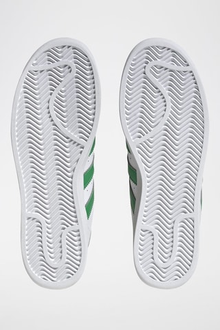Sneakers en cuir Superstar - Blanc et vert