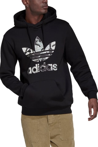 Sweat à capuche Camo INF Noir