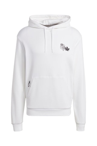 Sweat à capuche Graphics Hack the Elite - Blanc