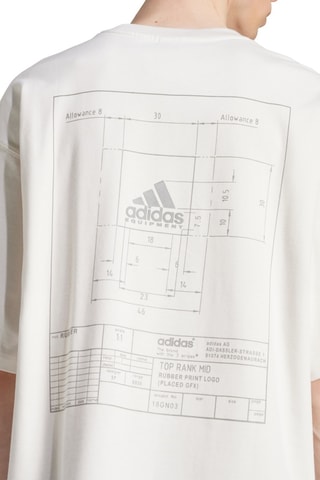 T-shirt oversize EQT 1 - Blanc