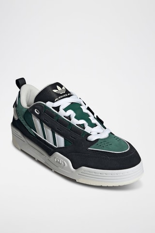 Baskets en cuir Adi2000 - Noir et vert foncé