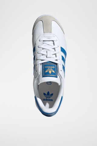 Chaussures de football en cuir Samoa - Blanc