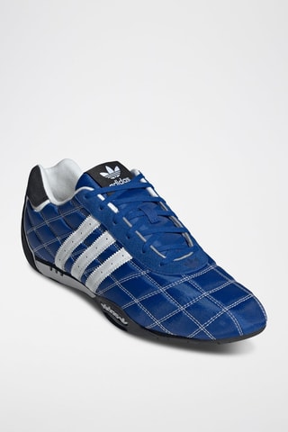 Chaussures de running Adi Racer Lo en cuir et nubuck - Bleu roi