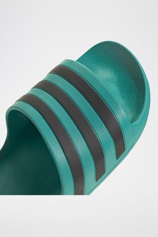 Claquettes Adilette Aqua - Vert foncé