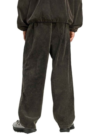 Pantalon loose en velours - Noir