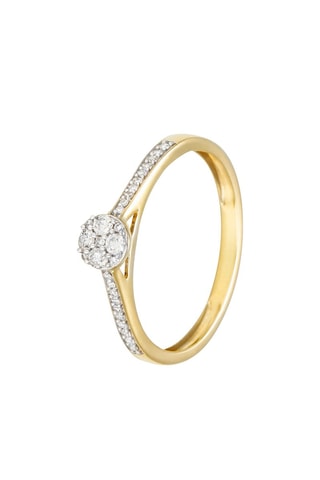 Bague Love, always - Or jaune et diamants