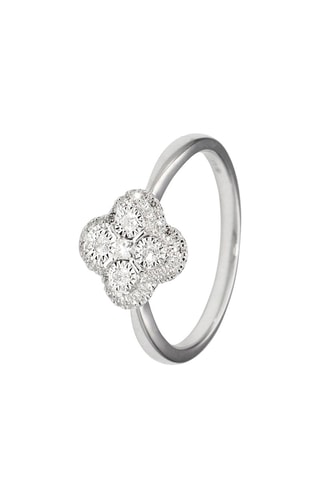 Bague Rinata - Or blanc et diamants