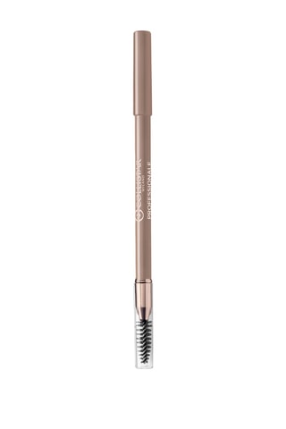 Crayon à sourcils professionnel et petite brosse goupillon - N° 1 Biondo - 1,1 g