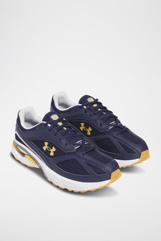 Baskets en cuir - Bleu marine