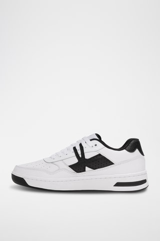 Court en cuir - Blanc