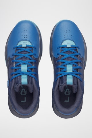 Lockdown en cuir - Bleu électrique