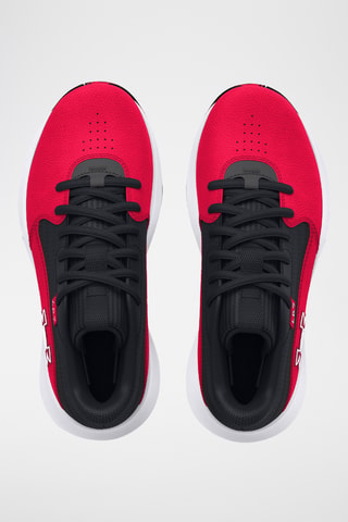 Lockdown en cuir - Rouge